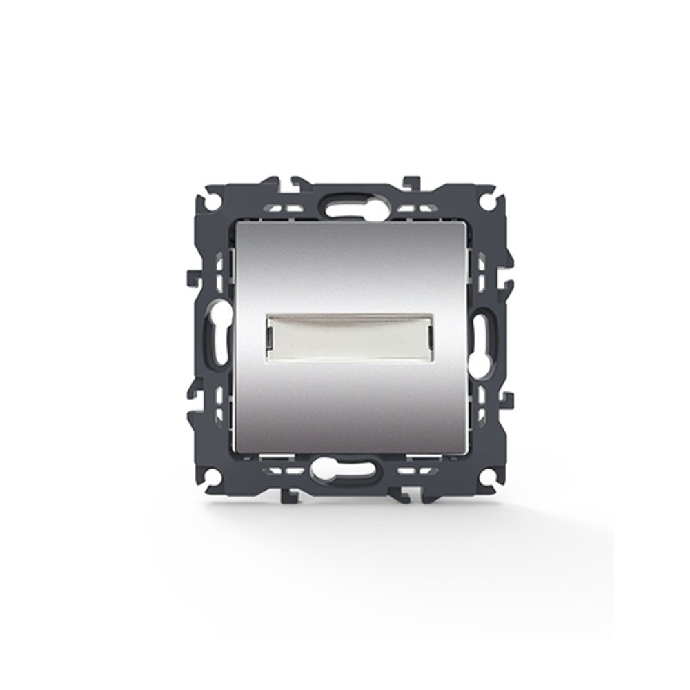 PRIME ΜΠΟΥΤΟΝ ΕΠΙΓΡΑΦΗΣ &amp; LED ΛΥΧΝΙΑ 12VAC ΜΕ ΚΛΙΠ ΠΛΑΣΤΙΚΟ MAT ΑΛΟΥΜΙΝΙΟ 1P 10A 250VAC IP20