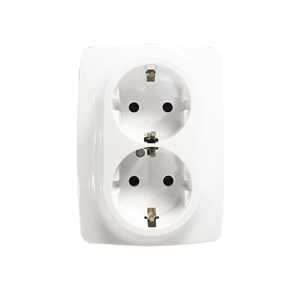 PRIME ΠΡΙΖΑ ΣΟΥΚΟ ΑΣΦΑΛΕΙΑΣ ΛΕΥΚΗ 2P+E 16A 250VAC IP20