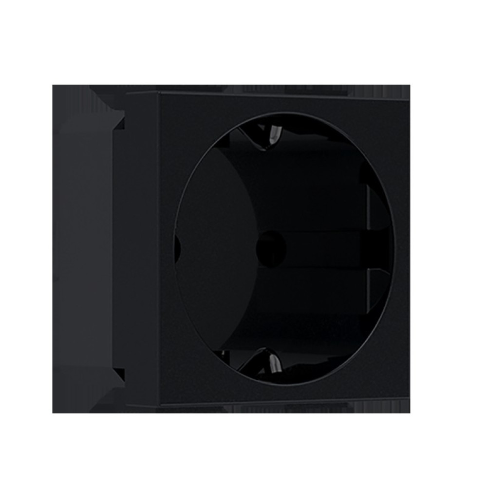 MODYS ΠΡΙΖΑ ΣΟΥΚΟ ΑΣΦΑΛΕΙΑΣ ΜΑΥΡΗ ΜΑΤ 2P+E 16A 250VAC IP20