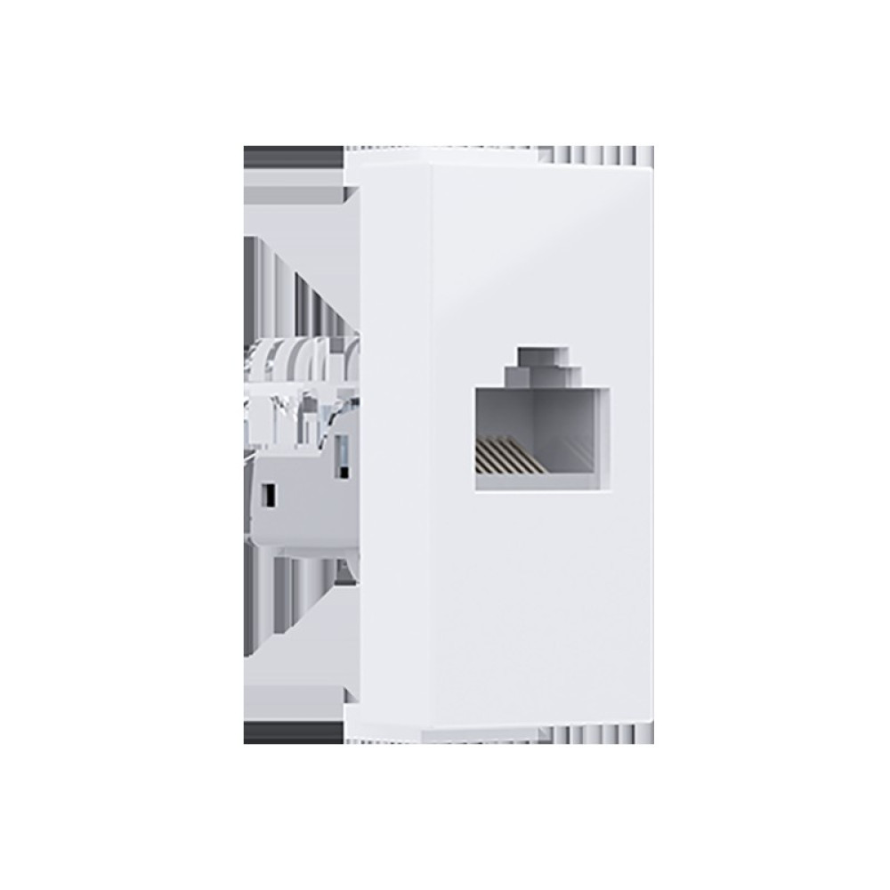 MODYS ΠΡΙΖΑ ΔΙΚΤΥΟΥ ΛΕΥΚΗ RJ45 CAT.5E IP20 ΧΩΡΙΣ ΘΩΡΑΚΙΣΗ