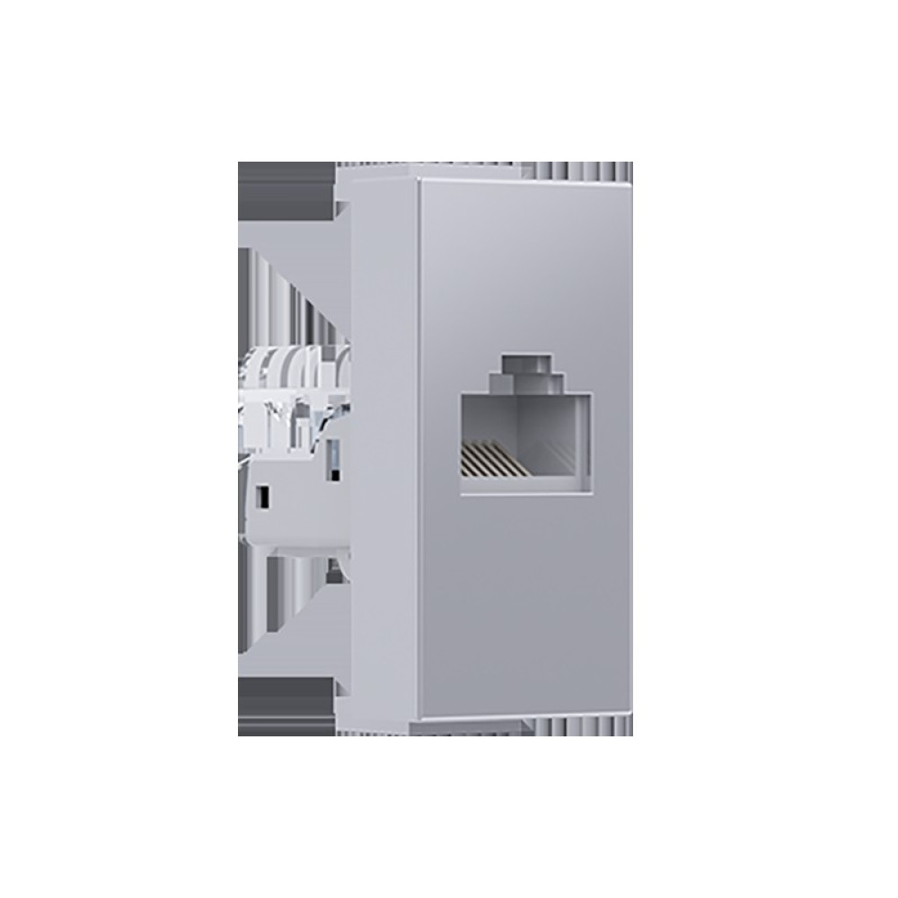 MODYS ΠΡΙΖΑ ΔΙΚΤΥΟΥ ΑΣΗΜΙ RJ45 CAT.5E IP20 ΧΩΡΙΣ ΘΩΡΑΚΙΣΗ