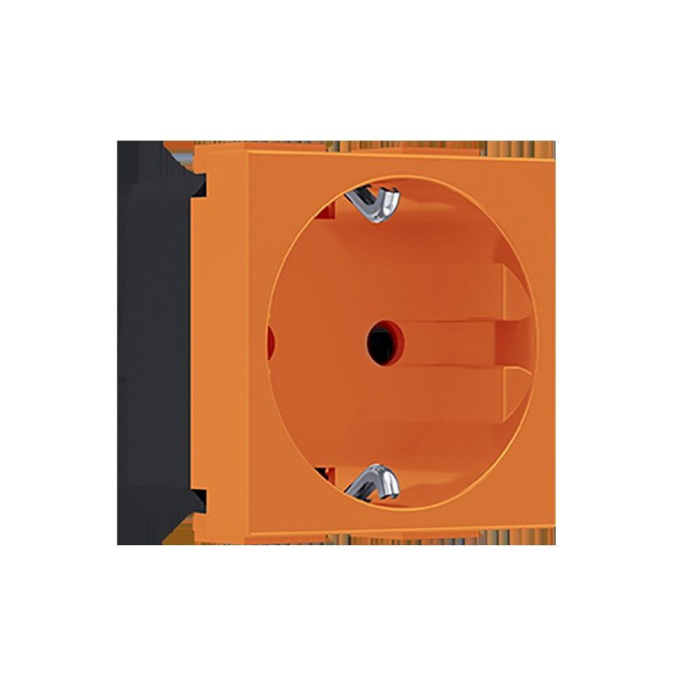 MODYS ΠΡΙΖΑ ΣΟΥΚΟ ΑΣΦΑΛΕΙΑΣ ΠΟΡΤΟΚΑΛΙ 2P+E 16A 250VAC IP20
