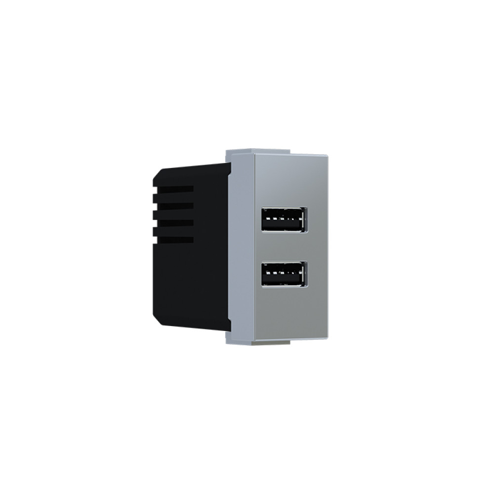 MODYS ΠΡΙΖΑ ΤΡΟΦΟΔΟΣΙΑΣ USB  2XUSB A+C ΑΣΗΜΙ 5VDC 3A IP20