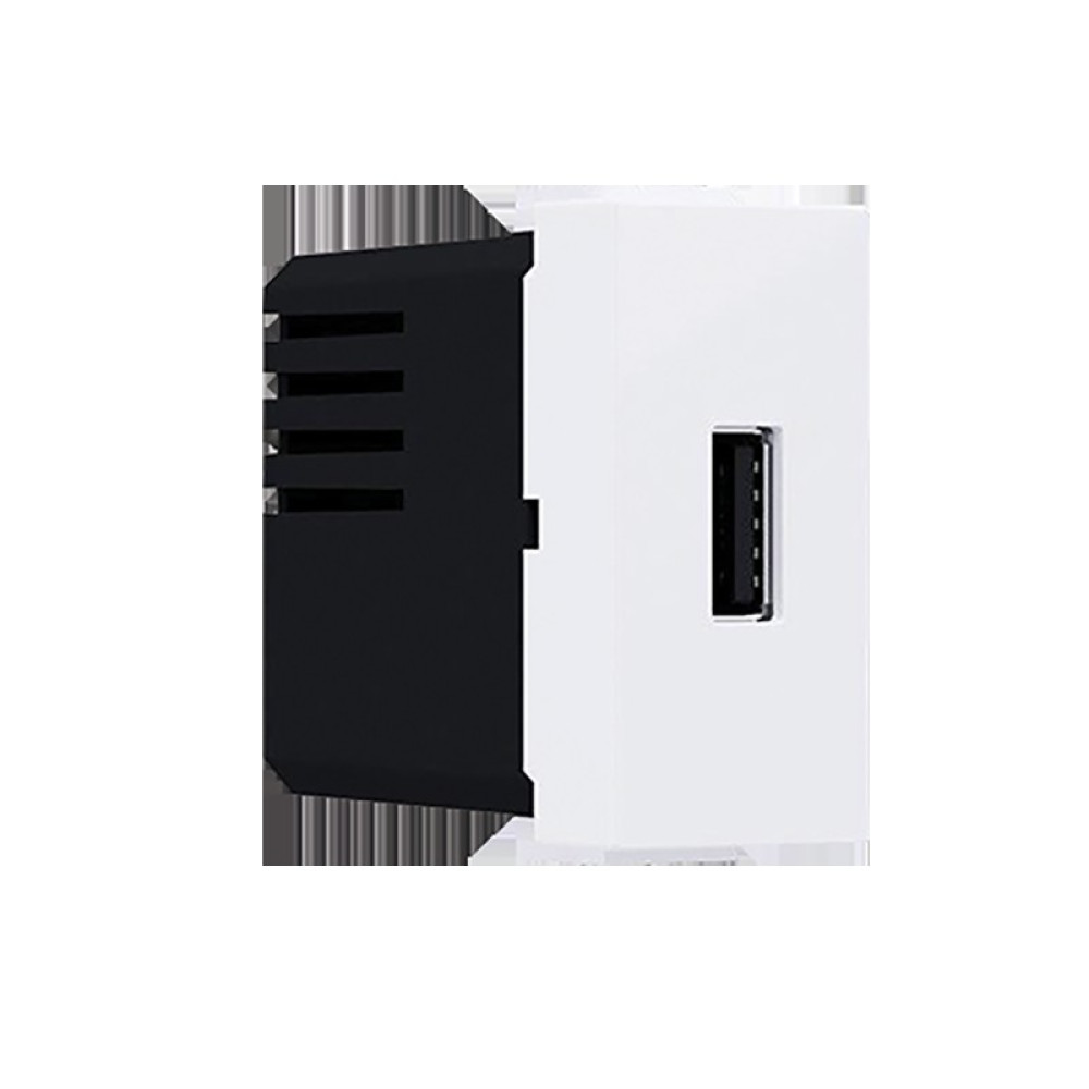 MODYS ΠΡΙΖΑ ΤΡΟΦΟΔΟΣΙΑΣ ΛΕΥΚΗ USB ΦΟΡΤΙΣΤΗΣ 1XUSB 5VDC 1.2A IP20