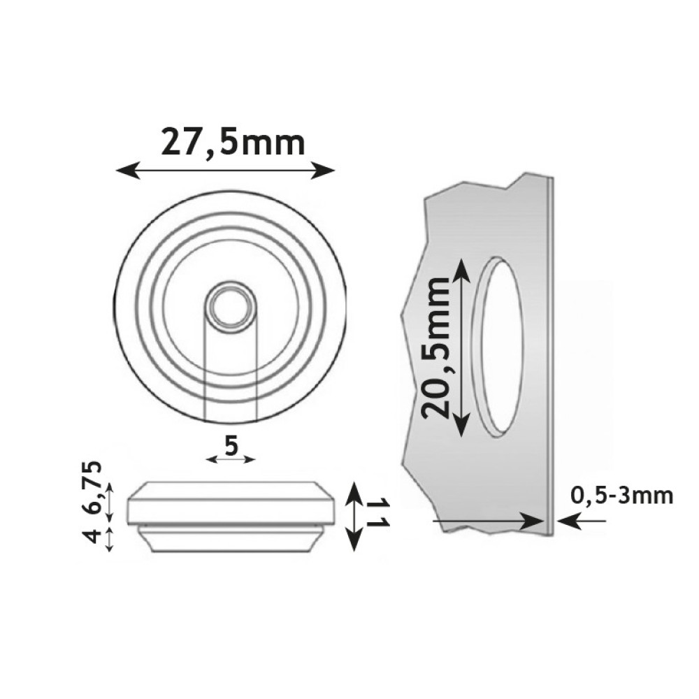 ΤΑΠΕΣ ΣΤΕΓΑΝΟΠΟΙΗΣΗΣ QUICKSEAL M20 IP67