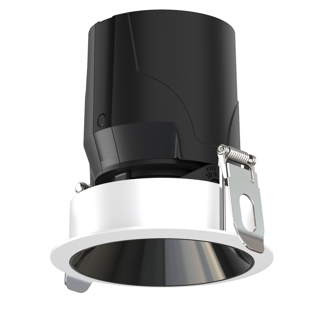 AI LULU DOWNLIGHT ΜΑΥΡΟ ΑΛΟΥΜΙΝΙΟ ΜΕ ΜΟΝΟ ΑΙΣΘΗΤΗΡΑ &amp; BLUETOOTH 7W RGBW 220-240V 38° Φ85x92mm