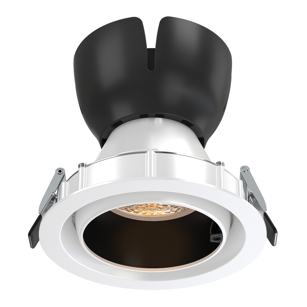AI LUKA DOWNLIGHT ΜΑΥΡΟ ΑΛΟΥΜΙΝΙΟ ΜΕ ΜΟΝΟ ΑΙΣΘΗΤΗΡΑ &amp; BLUETOOTH 15W RGBW 220-240V 36° Φ120x115mm