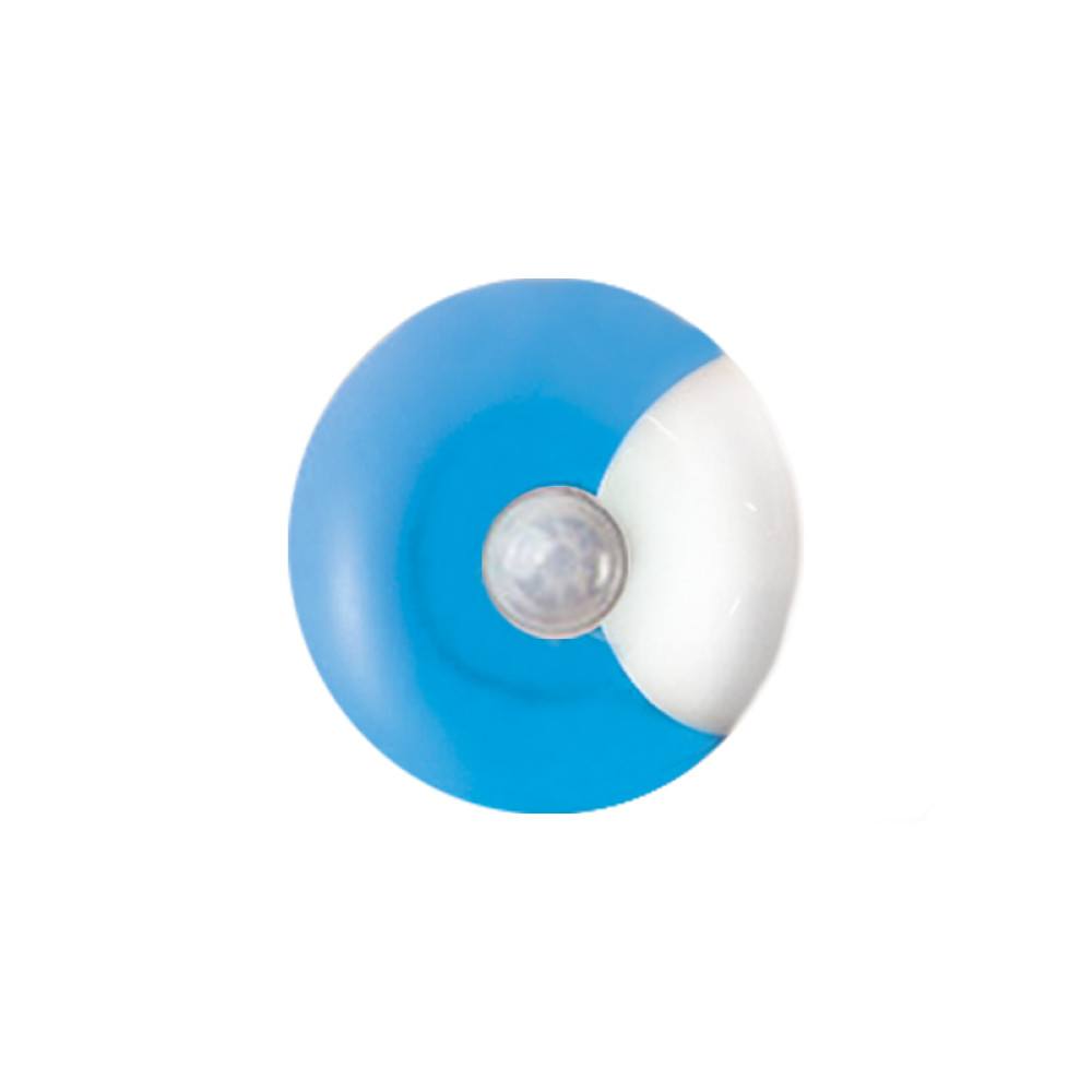 NETTO ΛΑΜΠΑΚΙ ΝΥΧΤΟΣ ΕΠΙΤΟΙΧΟ ΜΠΛΕ ΠΛΑΣΤΙΚΟ LED 0,4W 6000K IP20 80X80X40MM