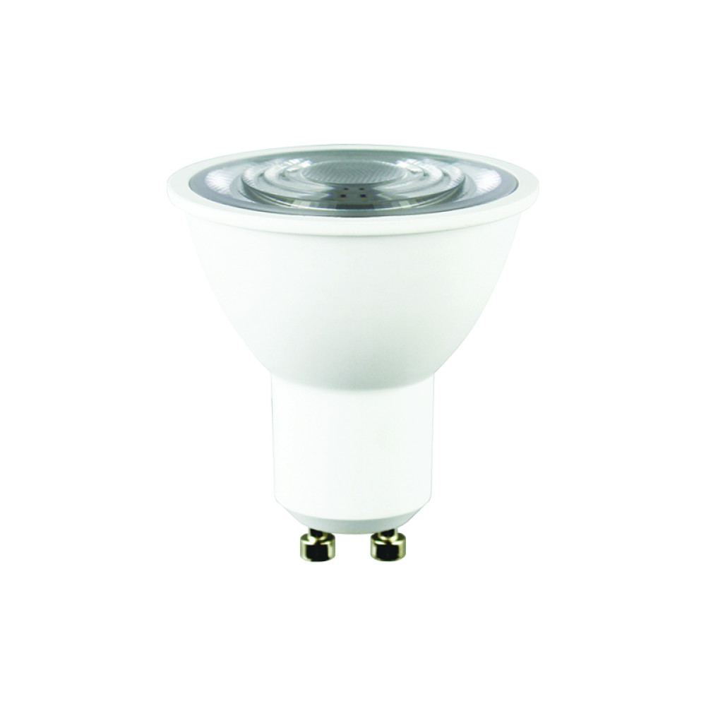 LED COB 5W 3000K 230V AC 480LM RA80 30000HRS 10° 1xGU10