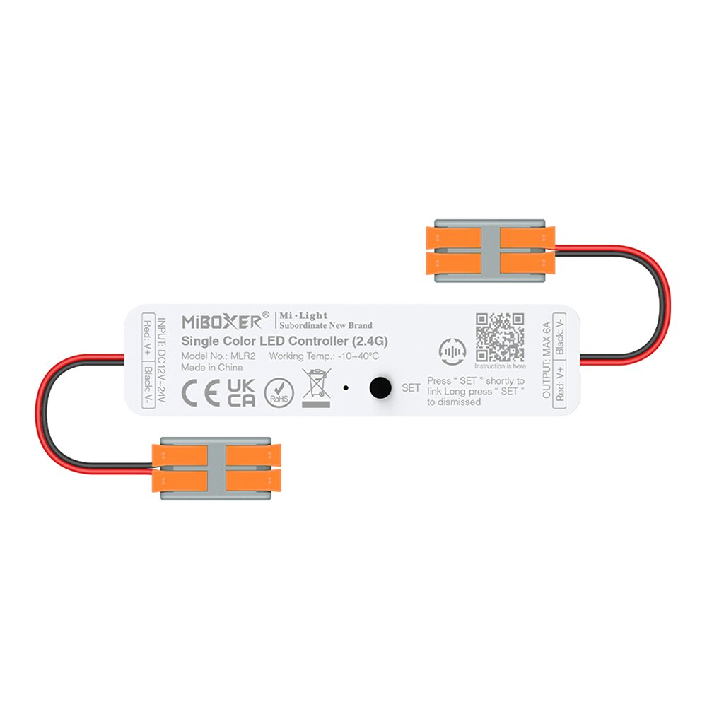 LED CONTROLLER, MINI SINGLE COLOR 2,4GHz (BARE WIRE)