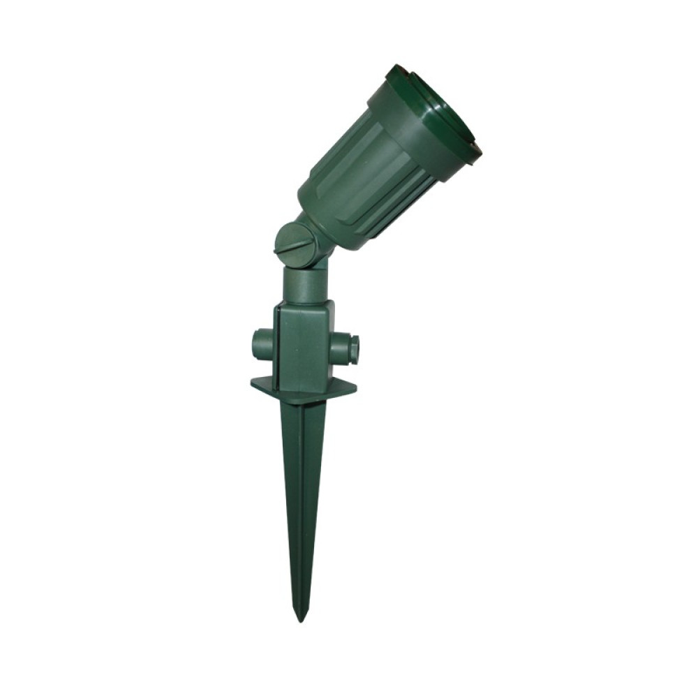 PAR38 - ΣΠΟΤ ΚΗΠΟΥ PC ΠΡΑΣΙΝΟ ΣΥΜΒΑΤΙΚΟ 1xΕ27 IP54 Φ80x440mm