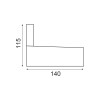 ΒΑΣΗ ΑΠΛΙΚΑΣ ΓΙΑ ΜΠΑΛΑ ΦΩΤΙΣΤΙΚΟ PC ΜΑΥΡΟ 140x115mm