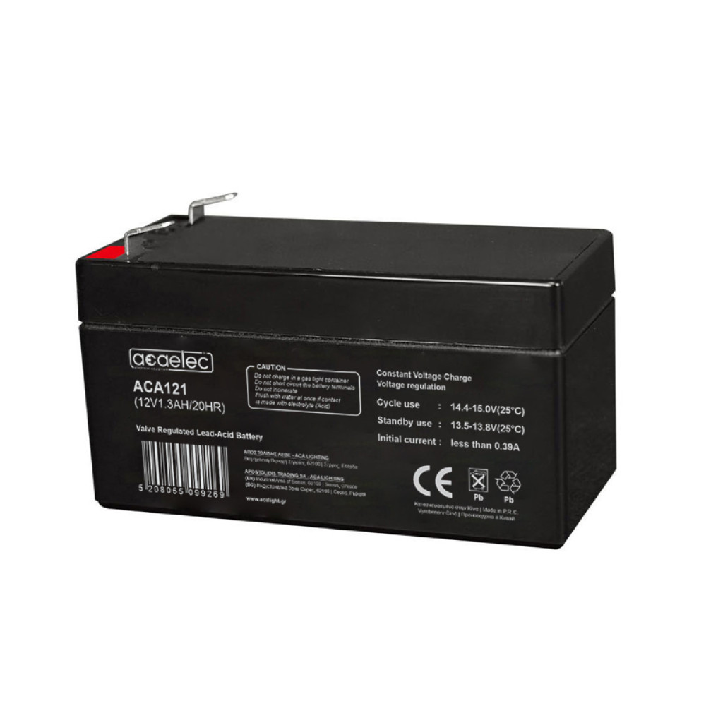 ΜΠΑΤΑΡΙΑ AGM VRLA 12V 100AH/20HR 26,2kg 329X170X240MM
