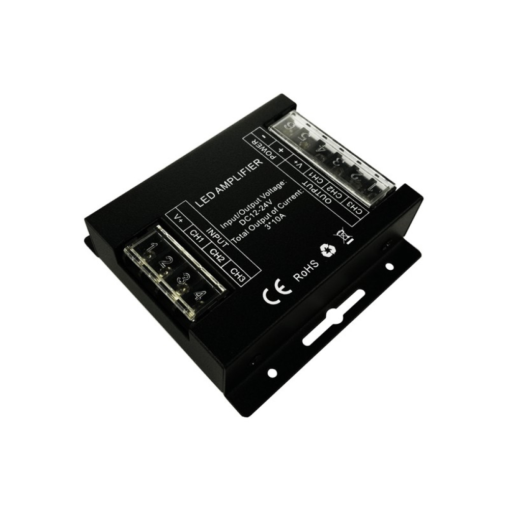 ΕΝΙΣΧΥΤΗΣ LED RGB 30A 360W/12V 720W/24V IP20