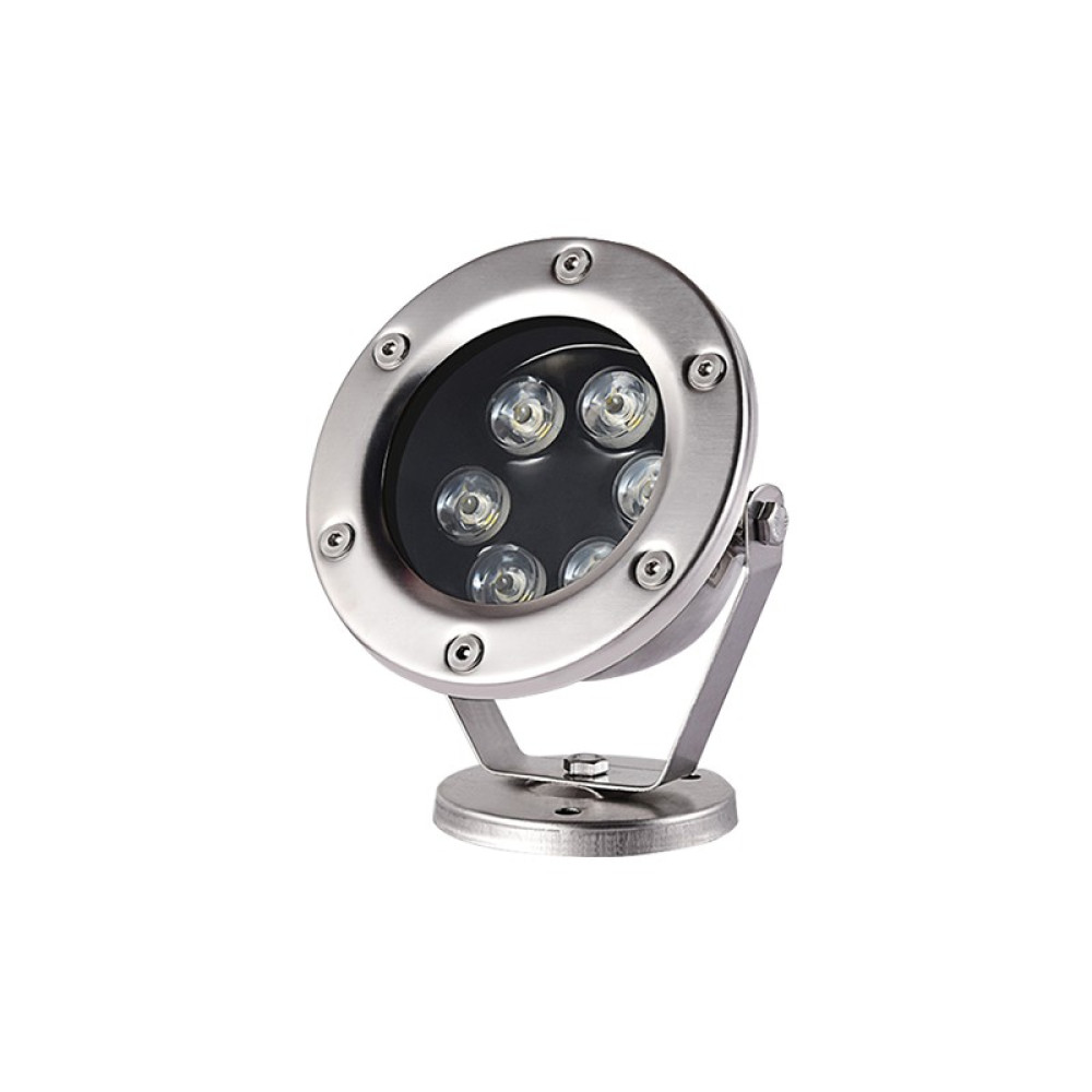 LED ΦΩΤΙΣΤΙΚΟ 12V AC/DC 6W SS304 IP68 400LM 60° Ra80 30.000HRS ΜΠΛΕ