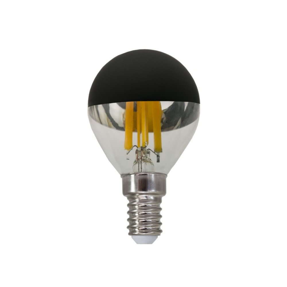 FILAMENT LED 1xE14 DIM 1xG45 ΜΑΥΡΟ 5W 2700K 230V AC 620LM RA80 30000HRS 180°
