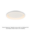 ΟΡΟΦΗΣ Φ/Σ LED 36W DIMMER CCT 3470LM ΛΕΥΚΟ ΜΕΤΑΛΛΙΚΟ D41XH8,5CM DIANA