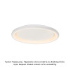 ΟΡΟΦΗΣ Φ/Σ LED 45W DIMMER CCT 3600LM ΛΕΥΚΟ ΜΕΤΑΛΛΙΚΟ D61XH8,5CM DIANA