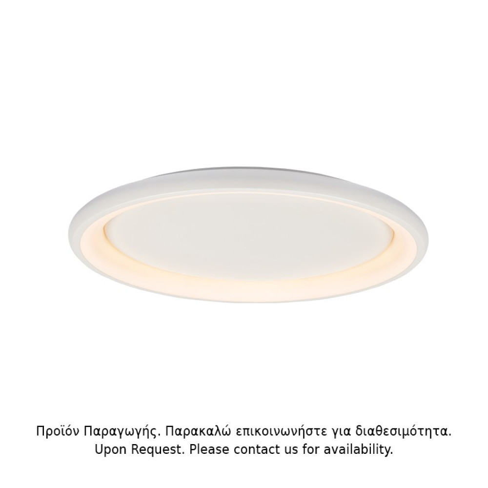 ΟΡΟΦΗΣ Φ/Σ LED 73W DIMMER CCT 5250LM ΛΕΥΚΟ ΜΕΤΑΛΛΙΚΟ D81XH8,5CM DIANA
