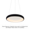ΚΡΕΜΑΣΤΟ Φ/Σ LED 36W CCT 3470LM ΜΑΥΡΟ ΜΕΤΑΛΛΙΚΟ D41XH120CM DIANA