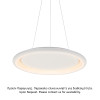 ΚΡΕΜΑΣΤΟ Φ/Σ LED 73W DIMMER CCT 5250LM ΛΕΥΚΟ ΜΕΤΑΛΛΙΚΟ D81XH120CM DIANA