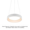 ΚΡΕΜΑΣΤΟ Φ/Σ LED 36W DIMMER CCT 3670LM ΛΕΥΚΟ ΜΕΤΑΛΛΙΚΟ D45XH120CM APOLLO