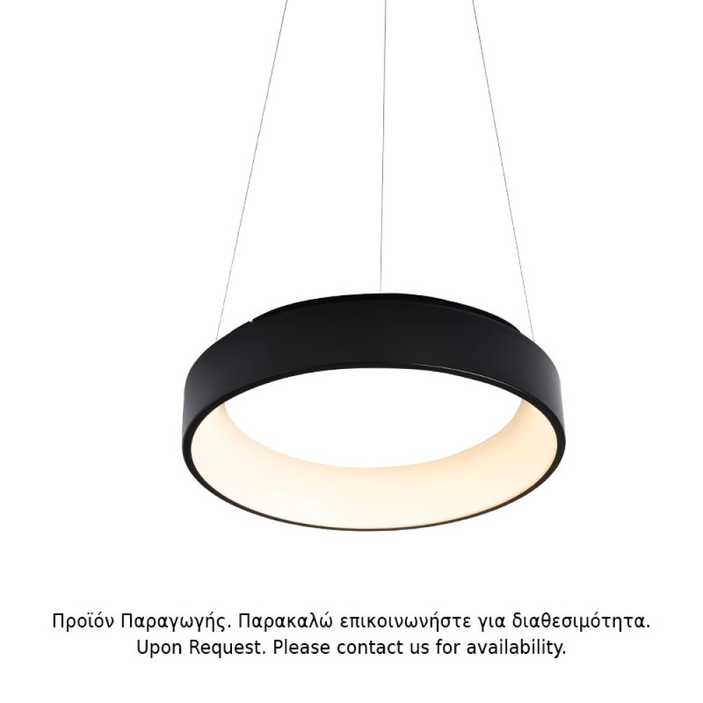 ΚΡΕΜΑΣΤΟ Φ/Σ LED 48W DIMMER CCT 5350LM ΜΑΥΡΟ ΜΕΤΑΛΛΙΚΟ D60XH120CM APOLLO