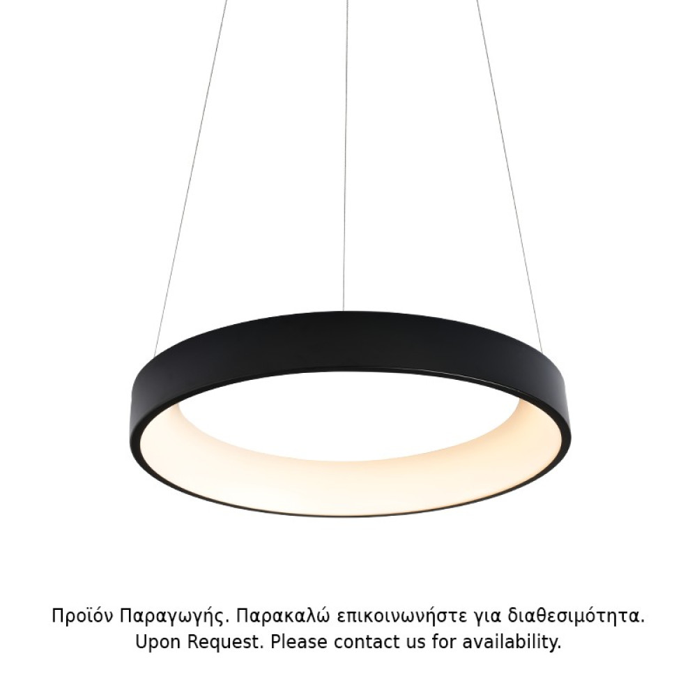 ΚΡΕΜΑΣΤΟ Φ/Σ LED 73W DIMMER CCT 5450LM ΜΑΥΡΟ ΜΕΤΑΛΛΙΚΟ D78XH120CM APOLLO