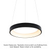 ΚΡΕΜΑΣΤΟ Φ/Σ LED 73W DIMMER CCT 5450LM ΜΑΥΡΟ ΜΕΤΑΛΛΙΚΟ D78XH120CM APOLLO