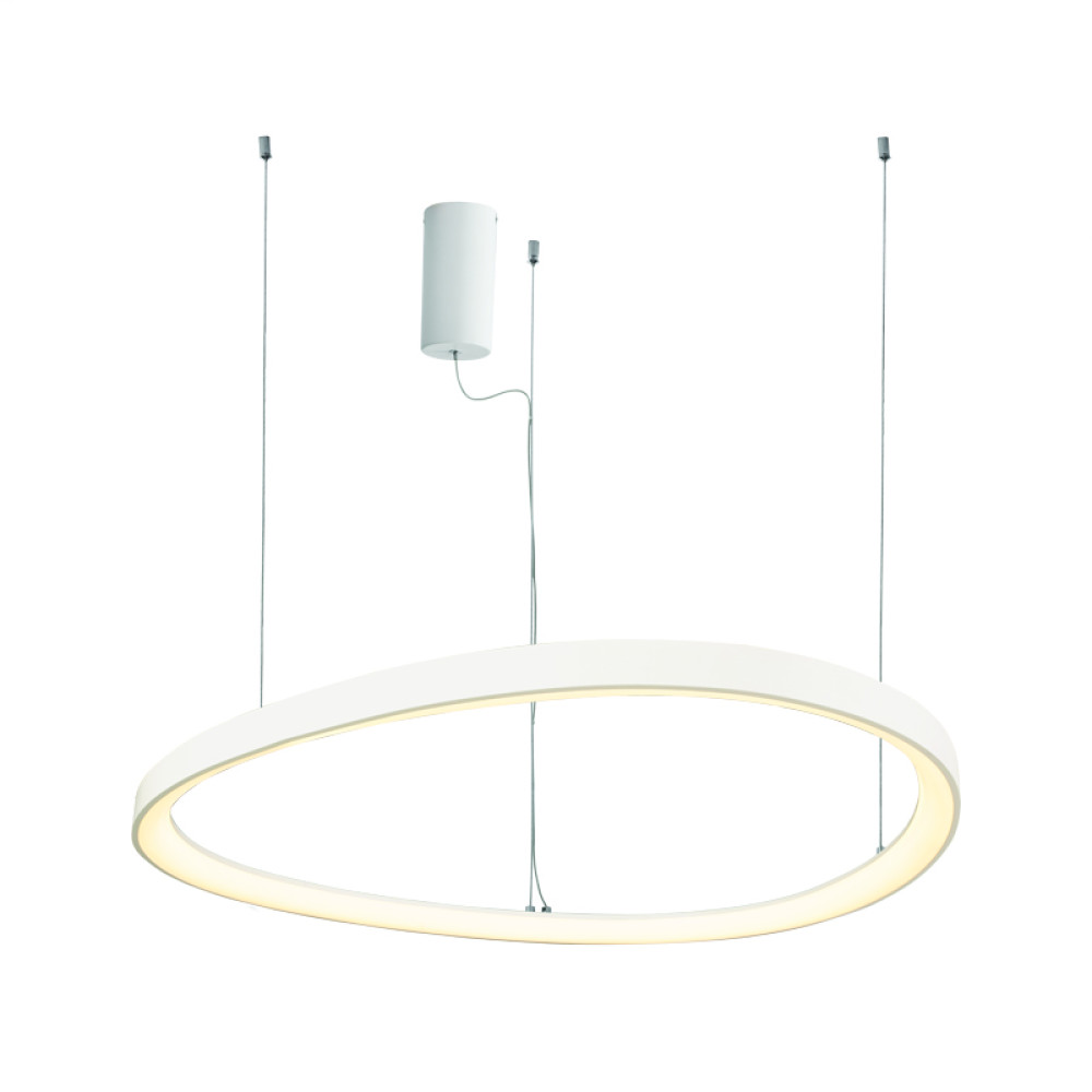 NETTO ΦΩΤΙΣΤΙΚΟ ΚΡΕΜΑΣΤΟ ΛΕΥΚΟ ΜΑΤ ΑΛΟΥΜΙΝΙΟ LED 54W 3000K 4000Lm IP20 Φ600Χ200mm