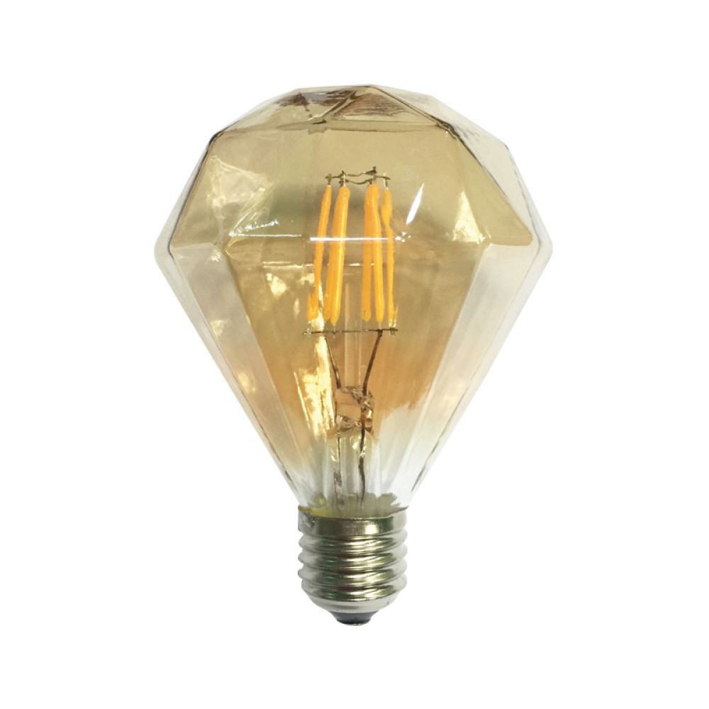 FILAMENT LED 1xE27 ΚΕΧΡΙΜΠΑΡΙ DIM 6W 2700K 230V AC 590LM RA80