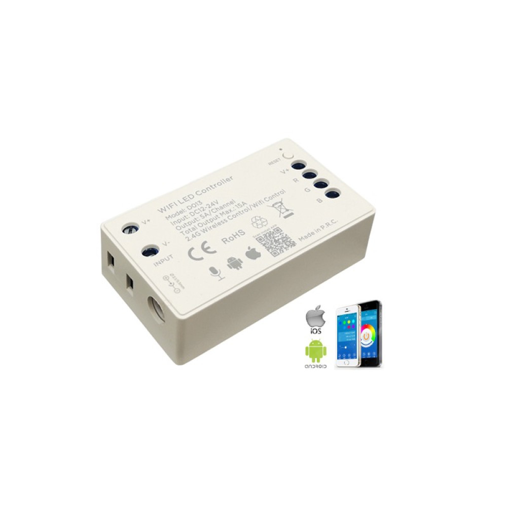 WIFI TUYA LED RGB ΔΙΑΧΕΙΡΙΣΤΗΣ 15A 180W12V &amp; 360W24V