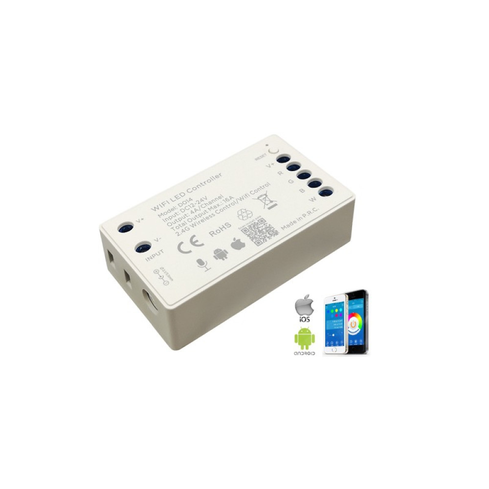 WIFI TUYA LED RGBW ΔΙΑΧΕΙΡΙΣΤΗΣ 16A 192W12V &amp; 384W24V