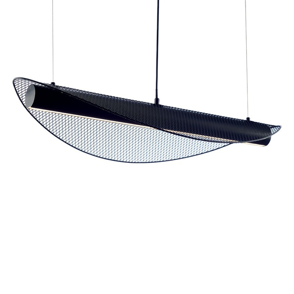 NETTO ΦΩΤΙΣΤΙΚΟ ΚΡΕΜΑΣΤΟ ΜΑΥΡΟ ΜΕΤΑΛΛΙΚΟ LED 18W 3000K 1960Lm IP20 850Χ1100mm