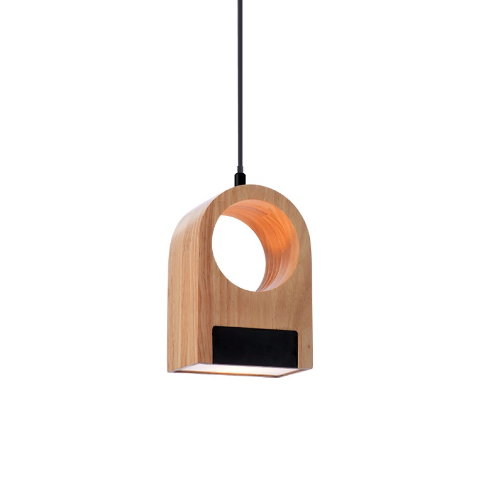 NETTO ΦΩΤΙΣΤΙΚΟ ΚΡΕΜΑΣΤΟ ΦΥΣΙΚΟ ΞΥΛΙΝΟ LED 10W 3000K 800Lm IP20 Φ150Χ1200mm