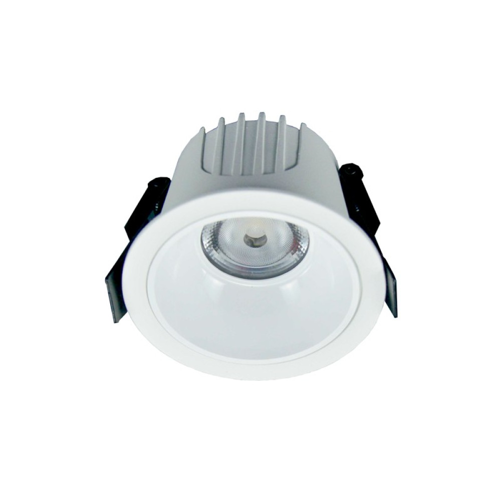 LED ΧΩΝΕΥΤΟ ΦΩΤΙΣΤΙΚΟ ΛΕΥΚΟ 230V AC 10W 3000K 1050LM 40° IP44 Ra80 Φ87x62mm 5YRS