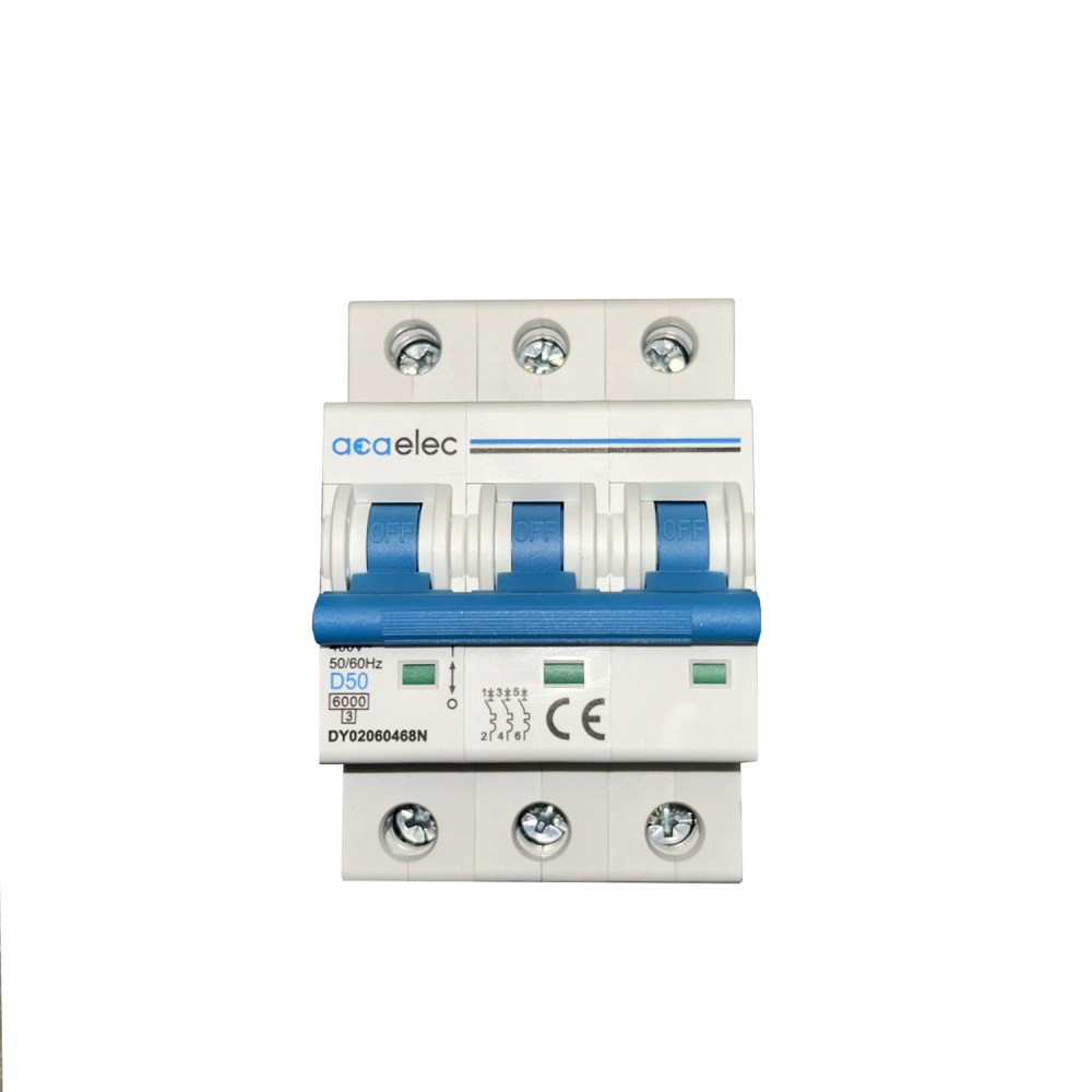 MCB 3P D50 6KA 3M