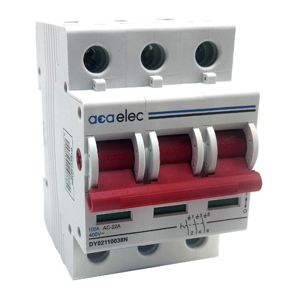 SWITCH DISCONNECTOR 3P 100A
