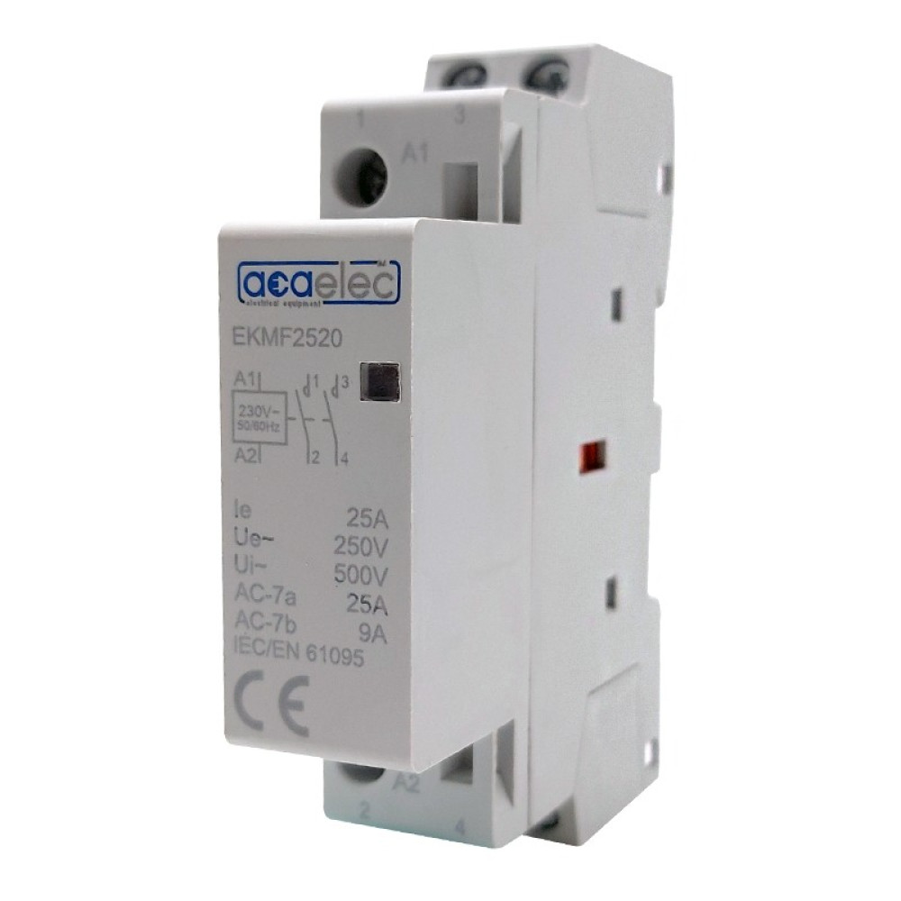 CONTACTOR 25A 2NO 230V 2M