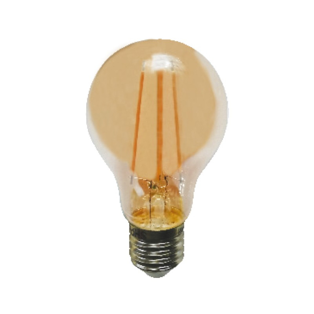 FILAMENT LED ΚΕΧΡΙΜΠΑΡΙ STEP-DIM A60 8W ΚΕΧΡΙΜΠΑΡΙ 2700K 230V AC 940LM RA80 30000HRS 360° 1xE27