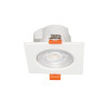 LED SMD ΧΩΝΕΥΤΟ ΚΙΝΗΤΟ ΦΩΤΙΣΤΙΚΟ ΣΠΟΤ ΜΕ ΔΙΑΚΟΠΤΗ ΛΕΥΚΟ ΤΕΤΡΑΓΩΝΟ 230V AC 7W CCT 40°IP20 Ra80 ΜΕ ΠΡΟΡΥΘΜΙΣΗ 3000K