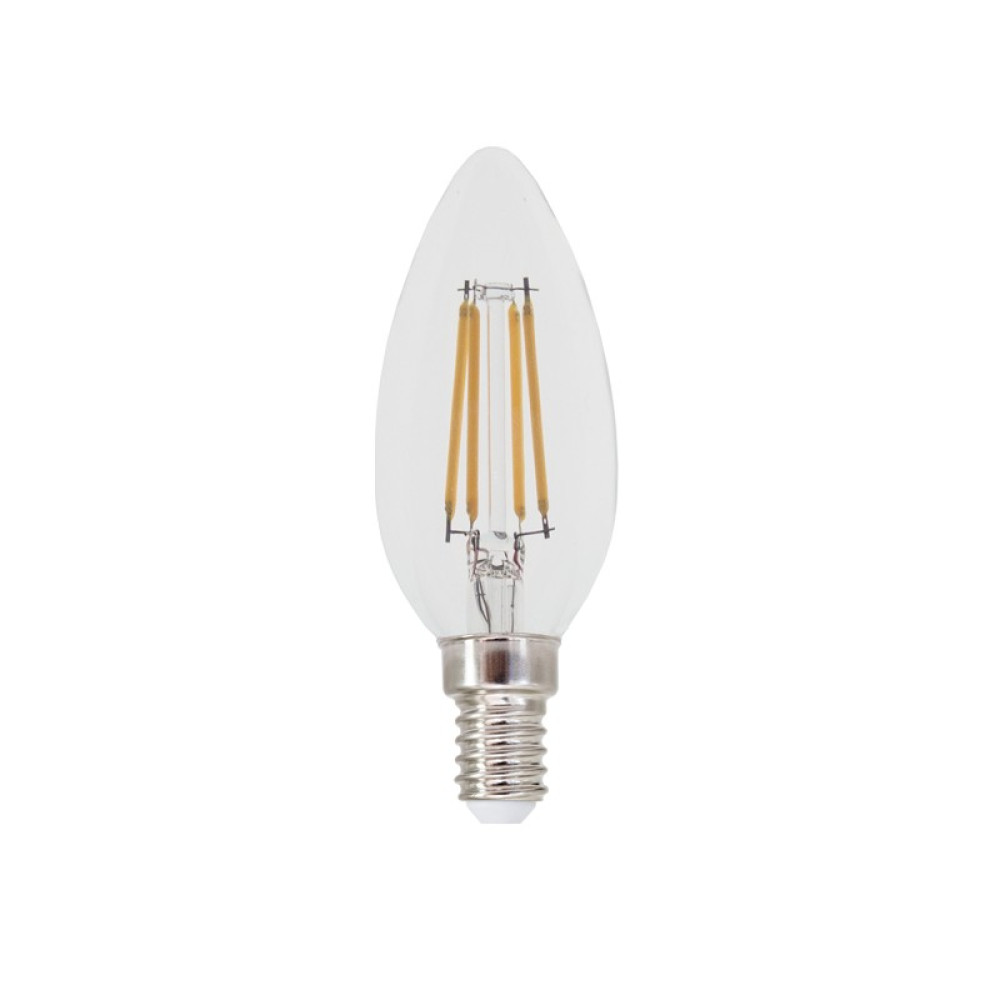 FILAMENT LED STEP-DIM C35 4W 2700K 230V AC 570LM RA80 30000HRS 360° 1xE14