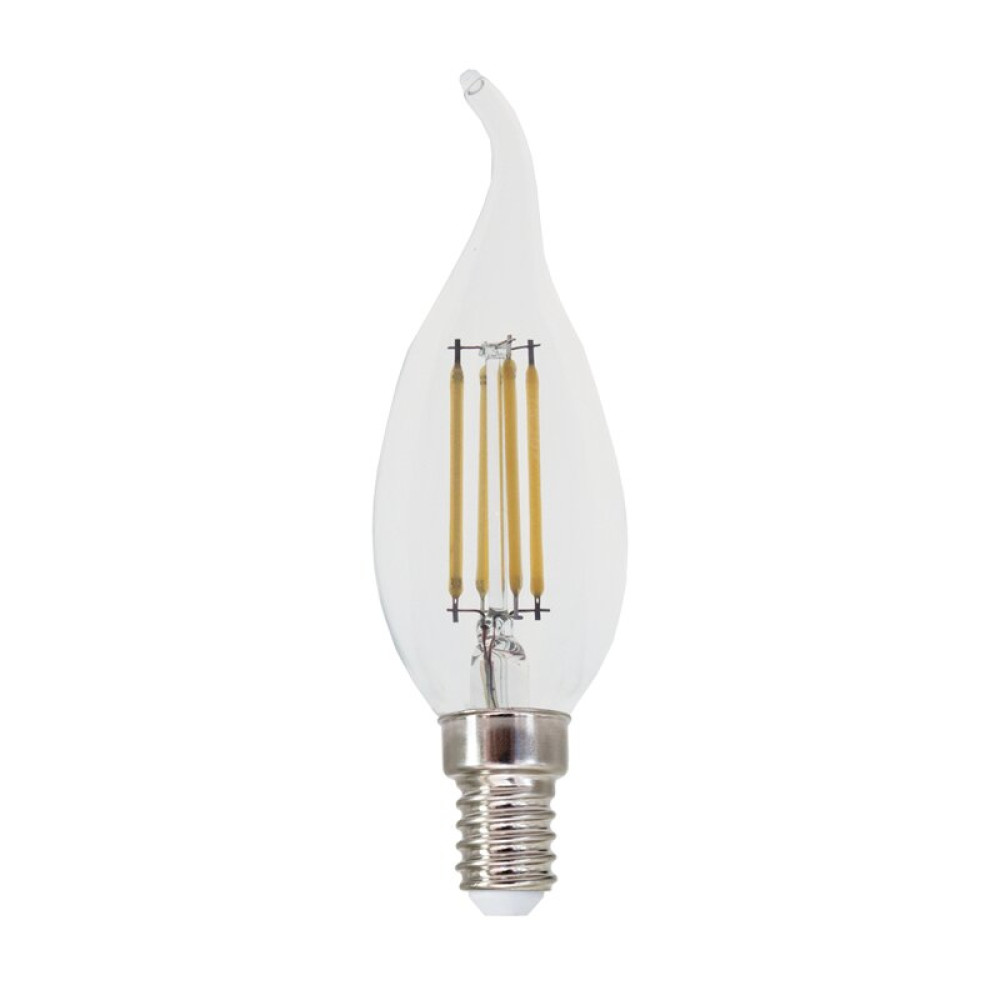 FILAMENT LED C35 4W TIP 2700K 230V AC 480LM RA80 30000HRS 360° 1xE14