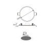 FLEX W ROUND LED SLMPANEL 15W 3000K 1300LM 230V AC Φ50-150 120°