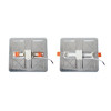 FLEXIBLE W SQUARE LED SLIM PANEL 15W 4000K 1330LM 230V AC Φ50-150 120° Ra80