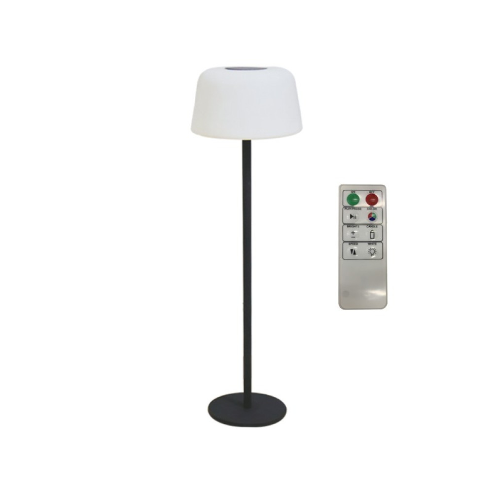 ΗΛΙΑΚΗ/ΕΠΑΝΑΦΟΡΤΙΖΟΜΕΝΗ RGBW LED ΛΑΜΠΑ ΔΑΠΕΔΟΥ D30*H15CM IP65 LiFePO4 2600mAh