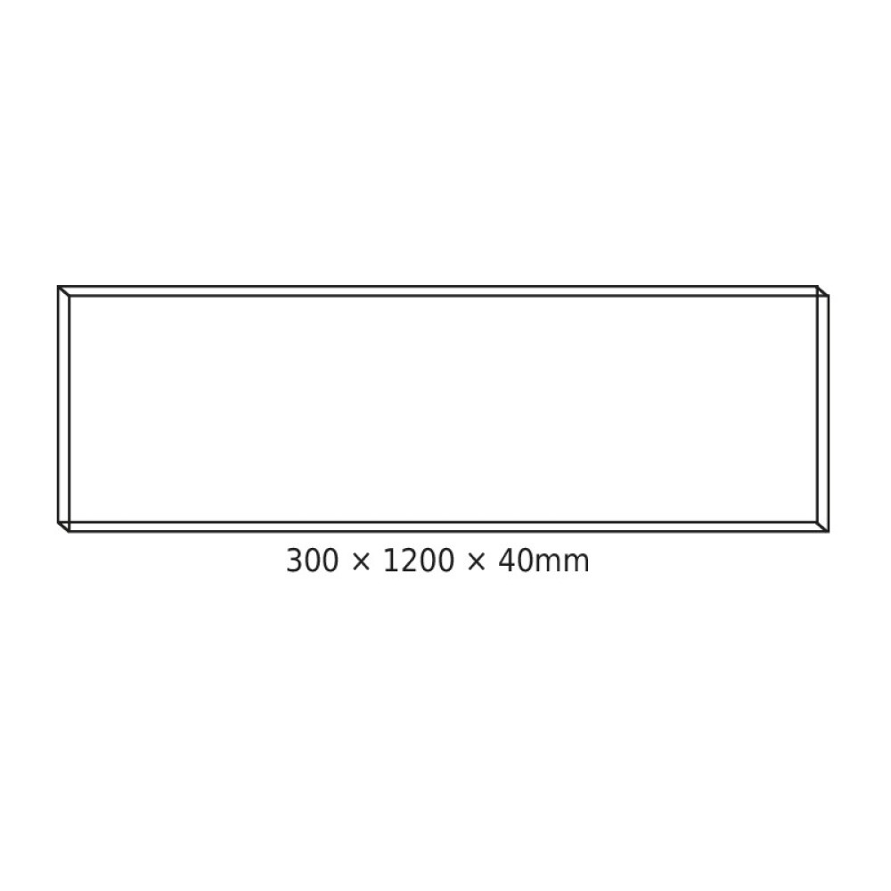 CEILING ALUM FRaME 30x120x4cm FOR PILO LED ΠΑΝΕΛS (NO SCREWS)
