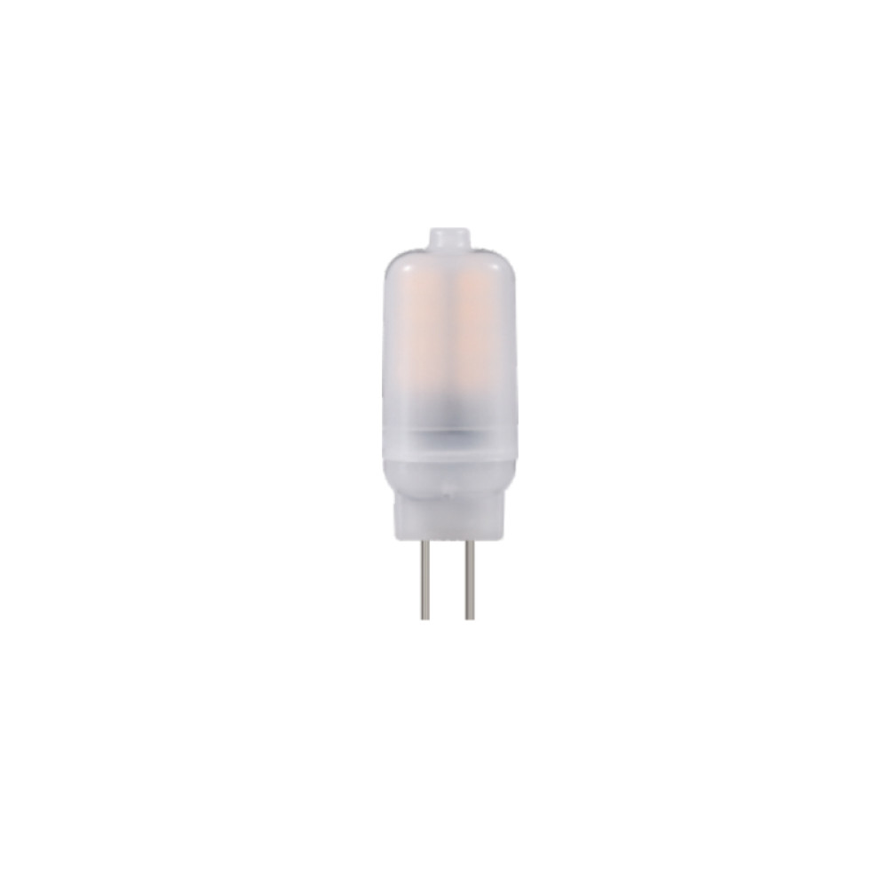 LED SMD ΠΛΑΣΤΙΚΟ FROSTED 2W 3000K 12V AC/DC 150LM RA80 30000HRSRS 360° 1xG4