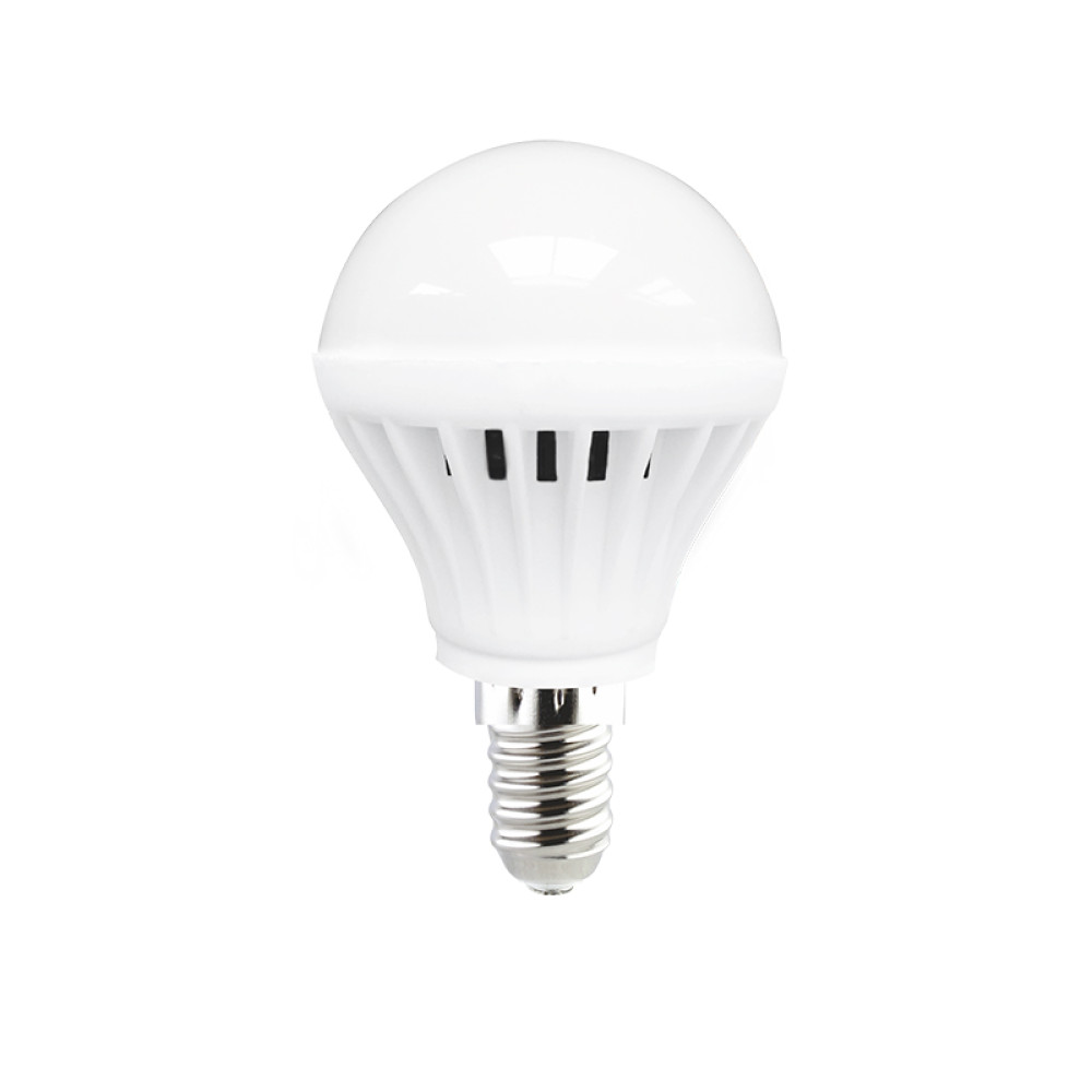 LED SMD E14 G50 3W 3000K 230V AC 210LM RA80 20000H 180°