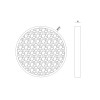 LED ΓΥΨΙΝΟ Φ/Σ ΟΡΟΦΗΣ-ΕΠΙΤΟΙΧΟ ΦΥΣΙΚΟ 32W 967Lm 3000K Φ600Χ70 MOND